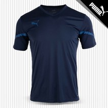 푸마 팀플래시 저지 트레이닝 반팔 티셔츠 축구 유니폼 헬스 남자운동복 상의 단체티