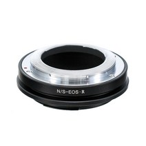 니콘 S N/S 렌즈 용 캐논 EOSR RF 마운트 풀 프레임 카메라 N/S-EOSR 어댑터 링, 한개옵션0