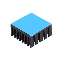 히트 싱크 열전도성 양면 테이프 부착 열폭주 대책 20mm X 20mm X 10mm 10개들이 냉각핀 알루미늄제 방열판 파이어 텔레비전 DIY 키트 IC칩 MOSFET 회로 기판 고전력 LED 앰프에 적용