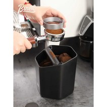 대형 넉박스 매장용 원두 스탠드 소모품 커피 찌꺼기, 1.8L 대용량 블랙