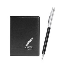 가죽 미니수첩 + 고급볼펜 세트