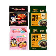불닭140g5개+까르보불닭130g4개+짜장이라구요120g8개