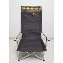 조아캠프 릴렉스체어 특대, 브라운패턴, 1개