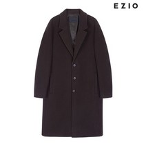 이지오 캐시미어 블랜드 체스터 코트 브라운 F7HC717