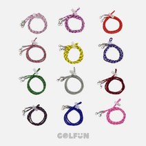 [GOLFUN] 골펀 고리형 마스크스트랩 마스크줄 대량주문 단체주문 어린이집, 12. 핑크 앤 퍼플