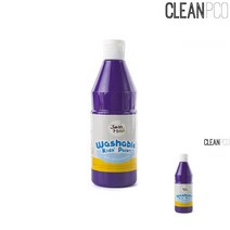 워셔블페인트 보라 500ML 단품 물감찍기 유아물감 바디페인팅 목욕놀이물감 물감찍기 목욕놀이물감