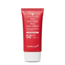 메디큐브 레드 모이스처 리얼 선크림 50ml 1+1 (본사정품), 레드 선크림 50ml 1+1 (2개)