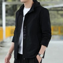 AMlisa 남자 봄가을 캐쥬얼 자켓 점퍼 방수 후드 바람막이 점퍼 (빅사이즈 M-5XL)