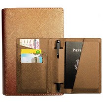 사피아노 여권수납케이스 6색상 카드 여권 항공권수납 펜꽂이