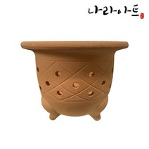 황토풍란분(중) 옹기화분 난화분 동양란 황토 옹기 풍란분 화분