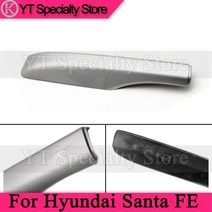 현대 산타페 2007 2010 2011 2012 24L 27L 수하물 랙 커버 루프 가드 1 개, 2.4Silver Rear Left