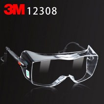 3M 12308 다목적 고글 정품 보안 안전 고글은 근시 안경을 착용 할 수 있습니다 보호, 1 pc, 01 1 pc
