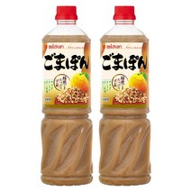 미쯔간 고마폰즈 고마폰 참깨 유자 폰즈 소스 1L 2팩, 단품