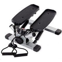 천국의계단스텝퍼 스텝밀 계단오르기 걷기운동 마운틴클라이머 클라임밀 멀티 스텝퍼 제자리걷기 가정용 사, 01 Black