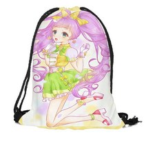 프리파라 프리파라 사용자 정의 아이돌 시간 배낭 졸라 매는 끈 가방 여행 해변프리파라, 9, 35x55cm