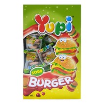 [캔디마을] 유피 사우어 버거 1곽, 버거모양젤리 사우어 (곽 8g 72ea), 72개입