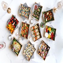 홈파티 음식 프리미엄 2인14종 집들이 생일 상차림 메뉴 케이터링 출장뷔페 생신상 박스, 1개