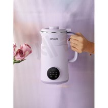 세룬 두유 제조기 미니 가정용 콩국 메이커 콩물기계, A. 스테인레스 - 화이트