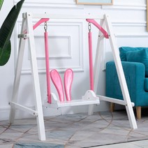 야외그네 성인 라탄 요람 소형벤치 실내베란다 흔들의자 그네뛰기 야외 원목 통나무 2인용, AJ