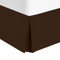 MTM linen 이탈리아 럭셔리 호텔 컬렉션 베드 스커트 캘리포니아 킹 사이즈 40.6cm 드롭 블랙 품질 654291