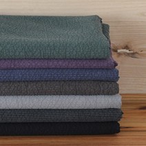 천고아 7mm 60수피그먼트양면누빔 7color, 그레이