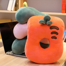 쿠션 낮잠베개 메모리폼책상베개 꿀잠베개 캐릭터 판촉 대량구매 어린이집선물 유치원선물, 강아지