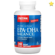 자로우 포뮬러스 EPA DHA 벨런스 오메가3 피쉬오일 Jarrow Formulas 240소프트젤