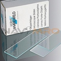 독일산 슬라이드글라스 50pcs HSU-1000412 76x26mm 1T Plain 멸균 가능, 612