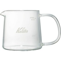칼리타 내열 유리 커피 서버 500ml 일본 발송 Kalita 저그 글라스, 본품 + 1개