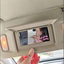 캠핑카대형스티커 차량용스티커 재미 있는 여자 히트 커브 자동차 거울 스티커 데칼 귀여운 견적 자동 차량 비닐 장식, White+15cmwidex9cmhigh