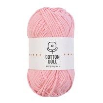 니뜨 코튼돌 뜨개실(50g) (10+1) [뜨개실도안제공] 면혼방실 인형실 소품실 초보코바늘실 코바늘실 블랭킷실 뜨개실 털실 가방실 손뜨개실, 11_베이비핑크