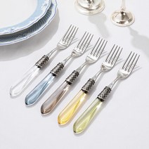 디앤디 다마스코 TR 테이블 포크 택1, 색상:옐로우 W356, 단품
