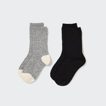유니클로 KIDS히트텍삭스2P(멜란지)
