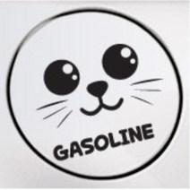 휘발유 주유구스티커 GASOLINE 올뉴렉스턴 K5DL3 소나타DN8 HG 더뉴K7 제네시스G80 모닝 스포티지R 혼유 YF 코란도C k5 티볼리 TG 카니발KA4 G70 볼보, LPG, 오렌지