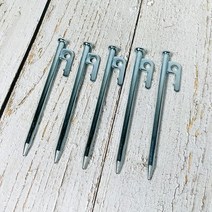 바보사랑 엘바운드 강철 크롬 단조팩 타프팩 텐트팩.엘바운드, 실버20cm