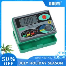 DUOYI-DY4100 디지털 저항 테스터 접지 측정기 고정밀 전력 시스템 검사 도구, 1개
