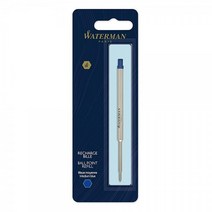 Waterman 만년필 멀티컬러 미디엄 펜촉, Oil-based Refills Medium Blue_