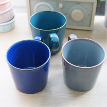 유광 도자기 그라데이션 명품 머그컵 머그잔 탕비실 나만의카페 양치컵 보온컵 손잡이 카페컵 사무실컵, 그레이