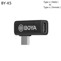 마이크용품 BOYA BYK1K9 Professional 마이크 오디오 어댑터 케이블 무선 Xiaomi DJI OSMO™액션 DSLR, [05] BY-K5