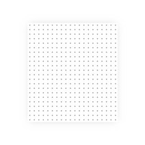 JNCP 타공판 440x400mm(홀간격20mm), 화이트, 1개