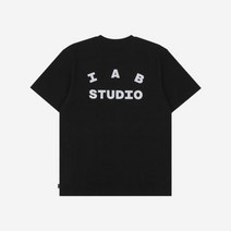 IAB Studio 아이앱 스튜디오 T-Shirt Black White 티셔츠 블랙 화이트 -