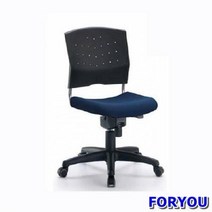 Foryou2866 사원용 회전의자 플러키 팔무 사출 쿠션 사출발 의자 공부, 블랙 레드