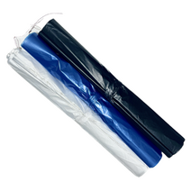 이쁜이봉투 일자형 재활용 비닐 쓰레기봉투 투명 파랑 (묶음 가능), 100매입, [특가]2호-투명, 50L