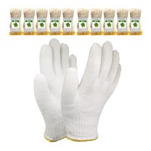 SJG 클로버 면장갑 100켤레, 35g 면장갑, 100개입