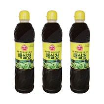 오뚜기 하동 매실 매실청 1.19kg 3개