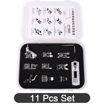 8-82 개 세트 재봉틀 액세서리 노루발 DIY 패치 워크 발 페달 도구 키트 용품, 03 11 Pcs Set Box