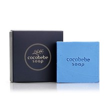 코코베베 천연비누 블루 105g 각질제거 손 발비누 민트향 프로폴리스 고급비누