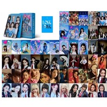 아이브포토카드 팝 아이브 로모 카드 아이돌 사진 앨범 itzy 앨범 포토 브로마이드, 러브 다이빙
