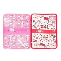 헬로키티 손잡이 지퍼케이스 미니지퍼화일, 핑크