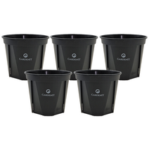 가든잇 오리지널 슬릿분 슬릿화분 플라스틱 화분 5개세트 (받침불포함), 블랙